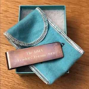 Tiffany classic money clip (engraved)